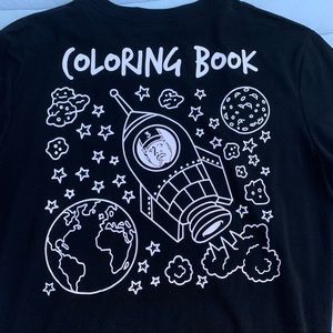 Coloring book t-shirt